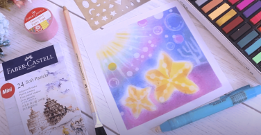 Soft Pastel Art - Starfish Technique